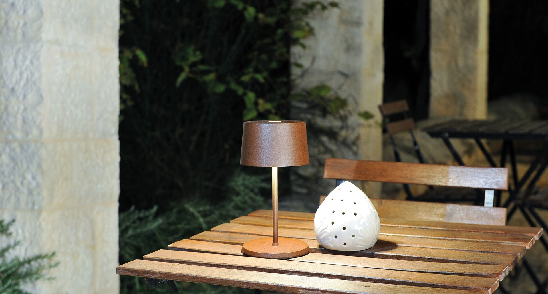 Olivia Pro Mini Cordless Table Lamp by Zafferano America