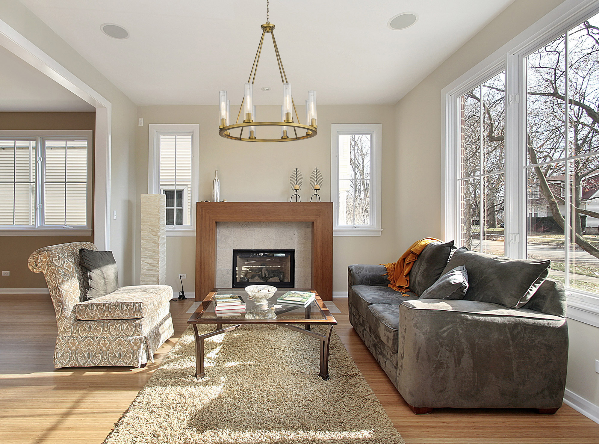 Beau Chandelier by Z-Lite | 3031-6RB | ZLT1142007