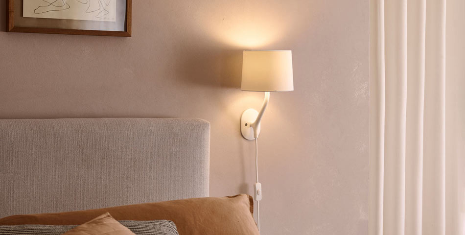 Best Plug In Lights | Wall Reading Light Plug In Pendants - Lightology