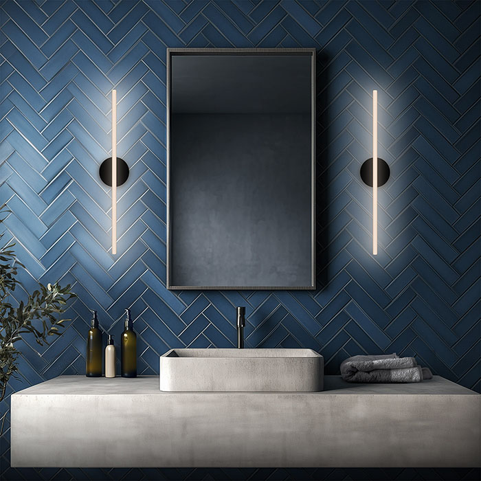 Lanky Color-Select Bathroom Vanity Light by WAC Lighting