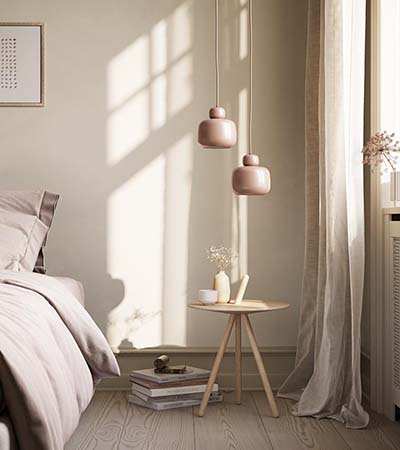 Stone Pendant By Philip Bro, For Woud Design