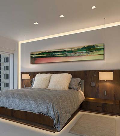 Verge Ceiling Plaster-In System 24V By Gregory Kay, For PureEdge Lighting