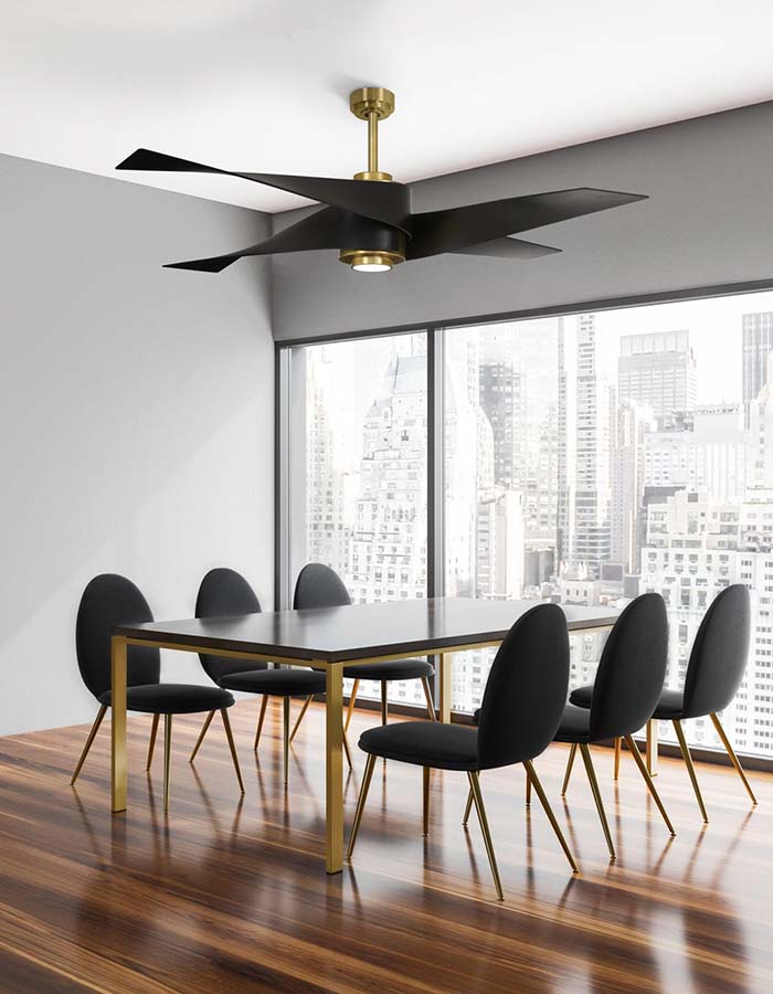 Artemis IV Ceiling Fan with Light by Minka Aire