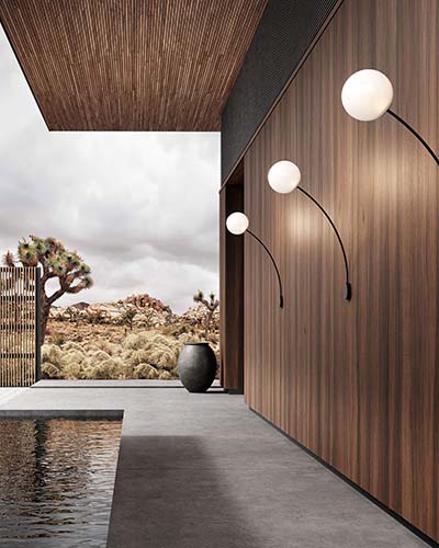 Filo IP45 Wall Sconce by Italamp