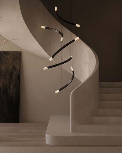 Trace Free Fall Pendant - Lightology Exclusive by CTO Lighting